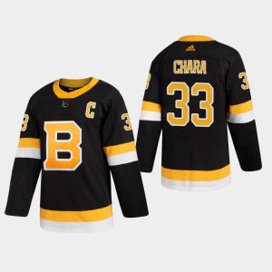 Herren Boston Bruins Eishockey Trikot Zdeno Chara #33 Alternate Schwarz Authentic Pro